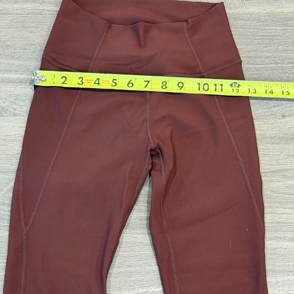 Wilo The Label Ribbed Brown Leggings Women’s Small - Picture 4 of 8